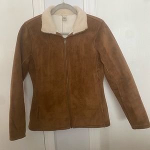 Prana faux suede jacket size small
